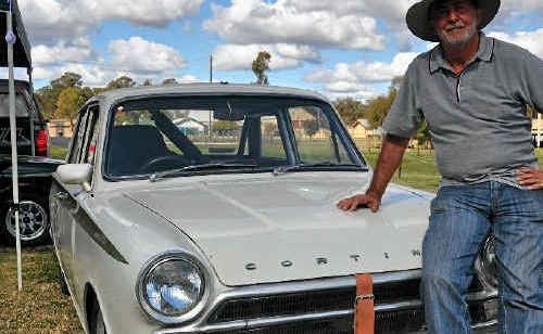 Ken Freeburn has raced his 1964 Mk1 Ford Cortina for the past 15 Leyburn Sprints. Ken Freeburn has raced his 1964 Mk1 Ford Cortina for the past 15 Leyburn Sprints.